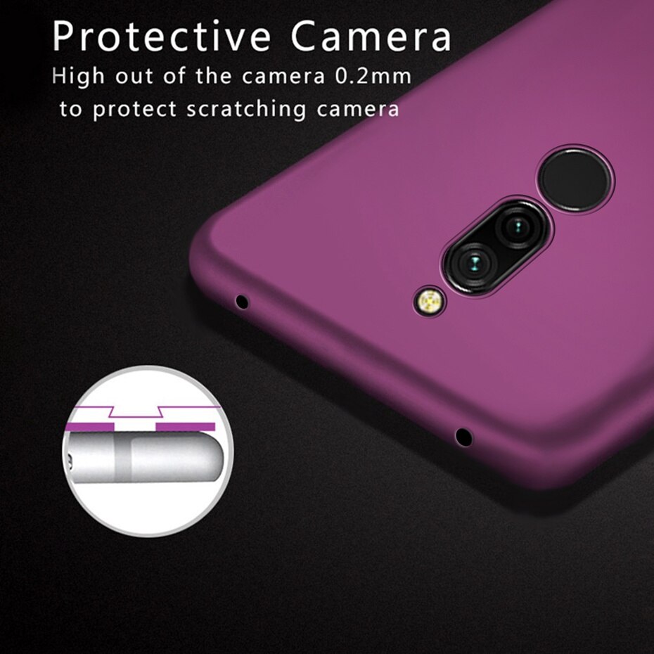 Dla ochraniacz Xiaomi Redmi 8 skrzynki pokrywa ultra cienki cienki twardy obudowa na telefon na zderzak Xiaomi Redmi8 Xiomi Redmi 8 Fundas