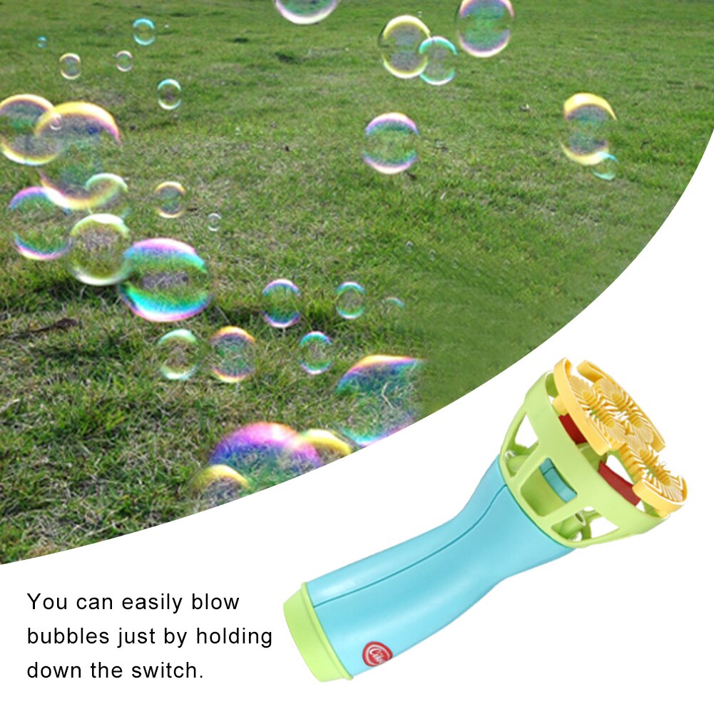 Automatische Spelletjes Voor Kinderen Elektrische Bubble Machine Abs Blazen Met Ventilator Cartoon Unisex Willekeurige Kleuren Handheld Draagbare