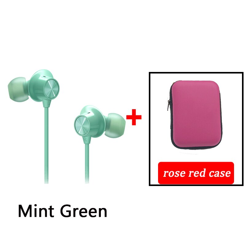 Oneplus-auriculares inalámbricos con Control magnético, audífonos Oneplus 8 Pro 7T 7 Pro con Control magnético dinámico y bluetooth: Mint green n rosered