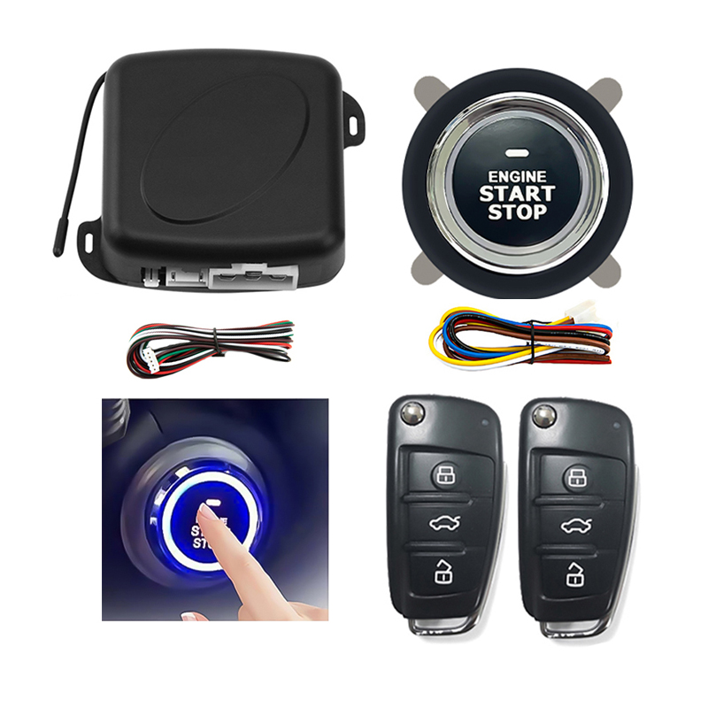 Auto Alarm Fernbedienung PKE Auto Keyless Eintrag Motor- Anfang Alarm System drücken Taste Fernbedienung Anlasser halt Auto: verrotten