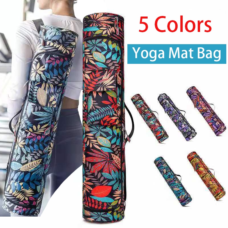 Multicolor Yoga Mat Carry Pouch Draagbare Yoga Pad Tas Pilates Carrier Knapzak Verstelbare Riem Sporttas