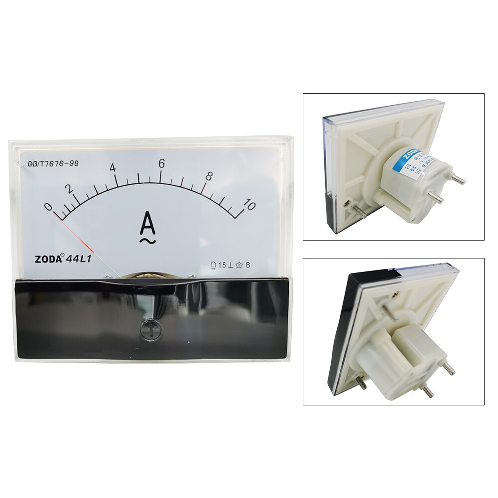 1PC 44L1-A 5A 10A 20A 30A 50A AC Direct Analog Meter Panel AMP Current Ammeter Gauge Pointer Ammeter 100*80MM Amperimetro AC