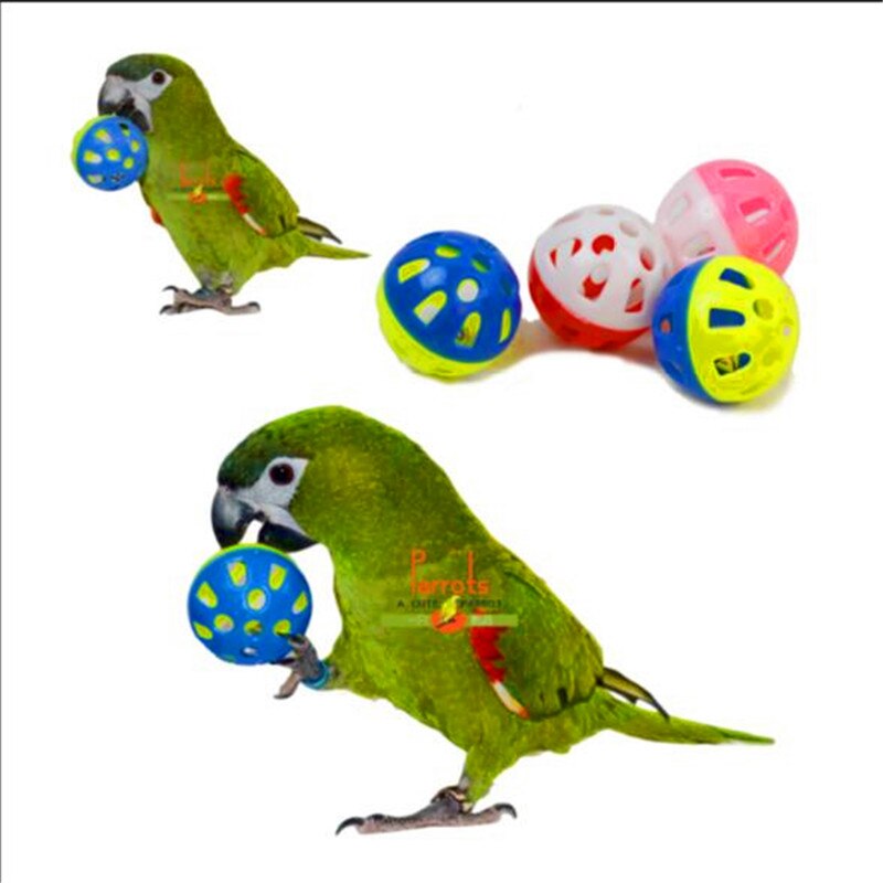 1 Uds juguetes coloridos aves morder hebras, morder los dientes, Grill Ball, atractivo loro, juguetes, jaulas para loros, suministros de paja para pájaros