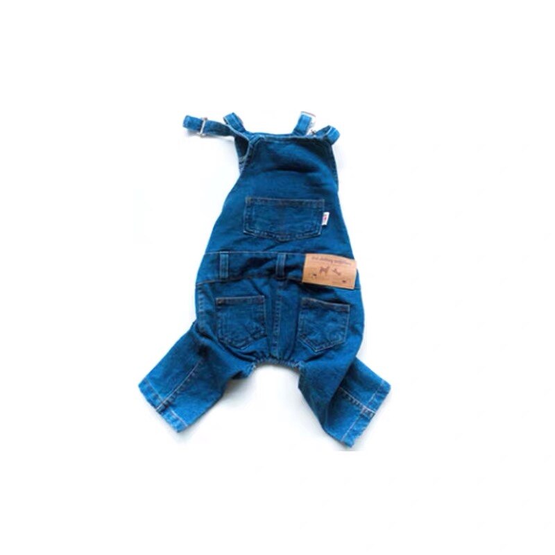 Monos de Bulldog Francés Demin, ropa de perro mascota cálido para cachorros pequeños y medianos, ropa para perros Schnauzer, SBC01: XL