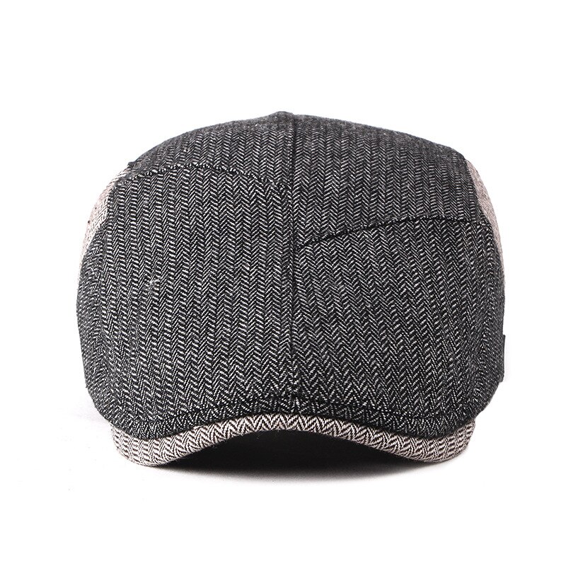 Gorra plana de algodón y lino para hombre, boina para conducir, Golf, Gavroche, Verano