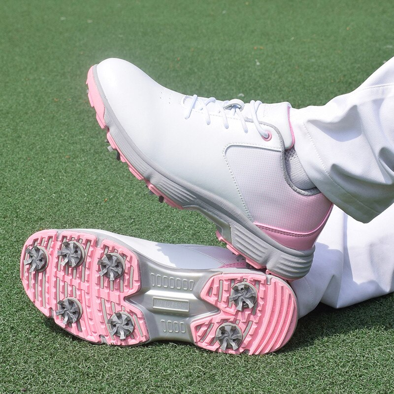 Women Waterproof Golf Shoes Spring Summer Breathable Outdoor Golf Sport Sneakers Comfortable Women Golfing Shoes