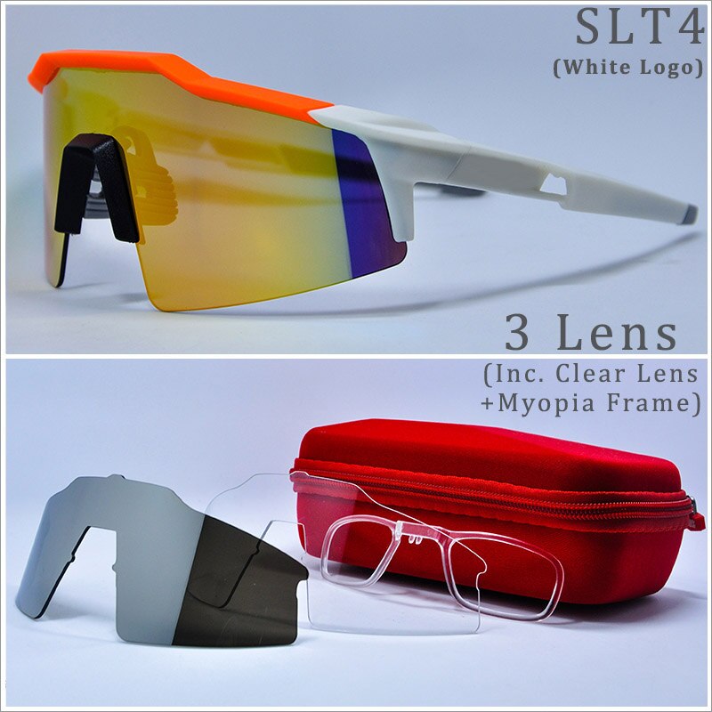 Sports de plein air cyclisme lunettes hommes cyclisme lunettes montagne route vélo cyclisme lunettes UV400 Peter cyclisme lunettes de soleil: SLT4