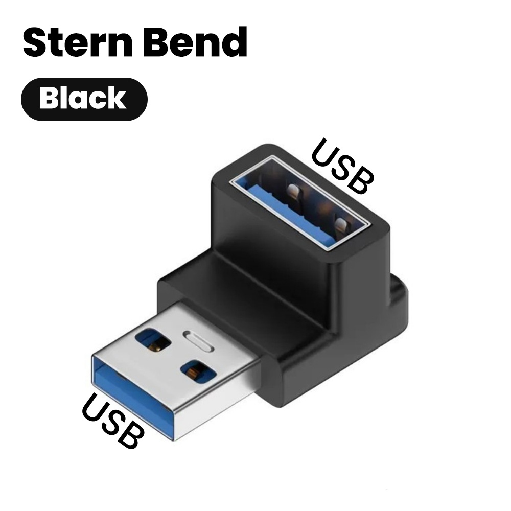 Adaptador de extensión de ángulo recto USB 3,2 macho a hembra de 90 grados, adaptador de codo hacia arriba USB de 10Gbps para conversión de conector de PC portátil: Rose Gold