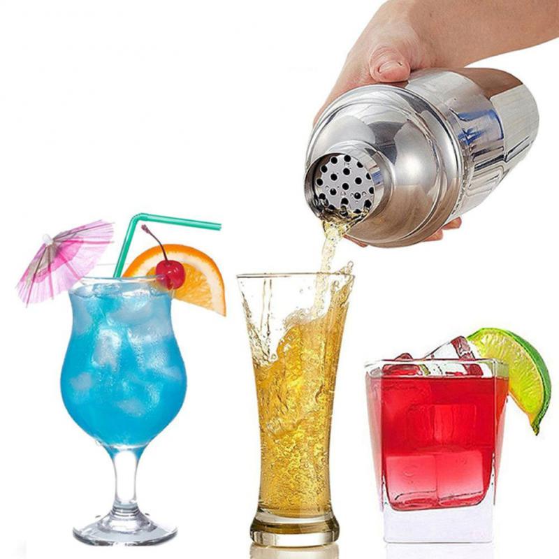 8 Stks/set 600Ml Rvs Cocktail Shaker Mixer Drinken Barman Browser Kit Bars Set Gereedschap Bar Voor Keuken Accessoires