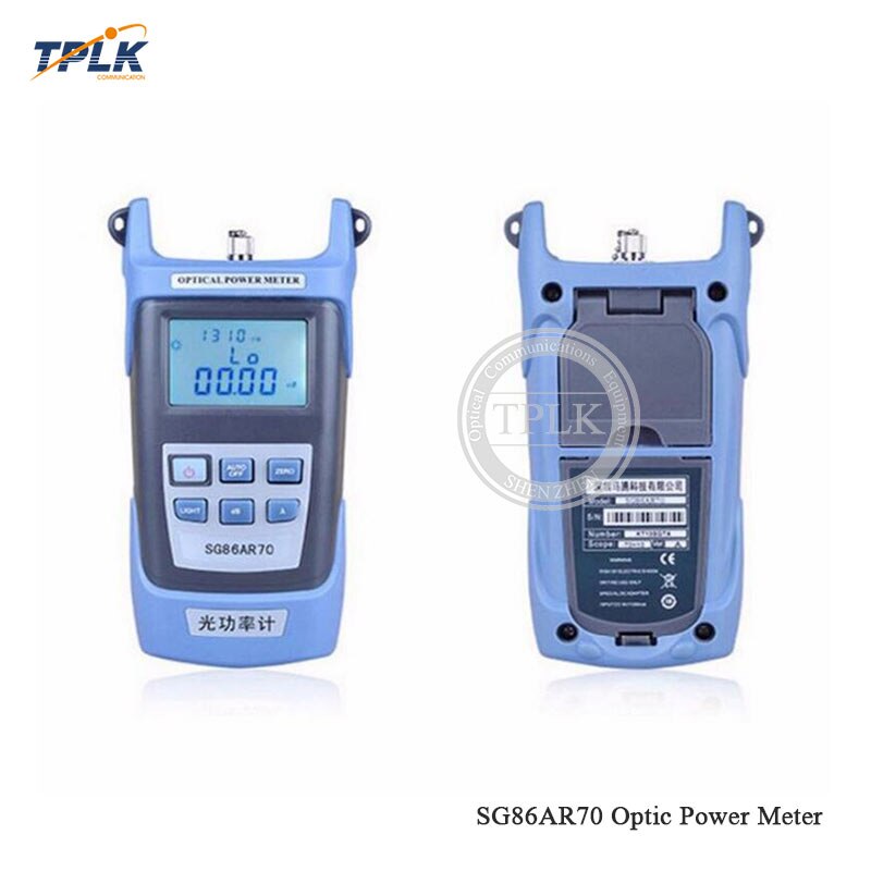 Handheld Fiber Optical Power Meter SG86AR70 -70 ~ +3 dBm FTTH Optical Cable Tester Fiber Optical Power Meter