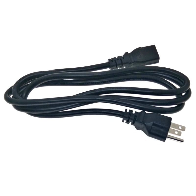 US Plug to IEC C13 Power Cord Cable 1.8M for Desktop Printers Monitors 10A 250V