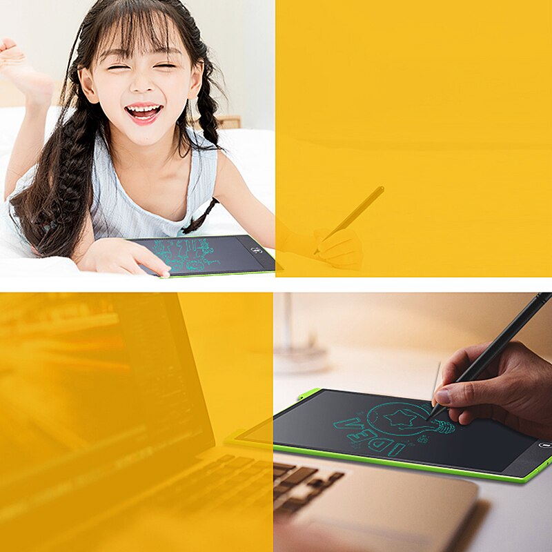 12 inch Ultra-thin LCD Writing Tablet Digital Drawing Tablet Toys Handwriting Pads Graphic Electronic Tablet Board With Battery