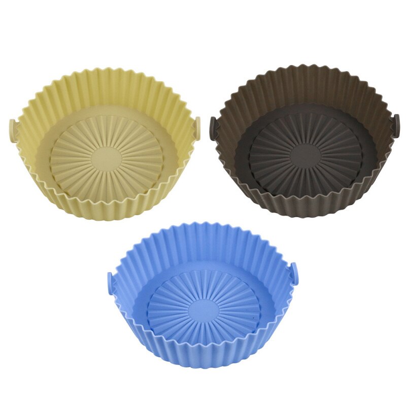 1PC Air Fryer Silicone Pot Pad Kitchen Tools Replacement Available For Oven Baking Bread Chicken Bakeware Accessories