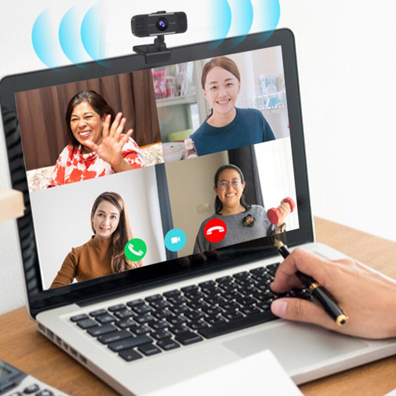 HD 4K Webcam 5 Mega Computer PC Web Camera Auto Focus With Mic For PC Online Learning Live Broadcast Widescreen Video Recording
