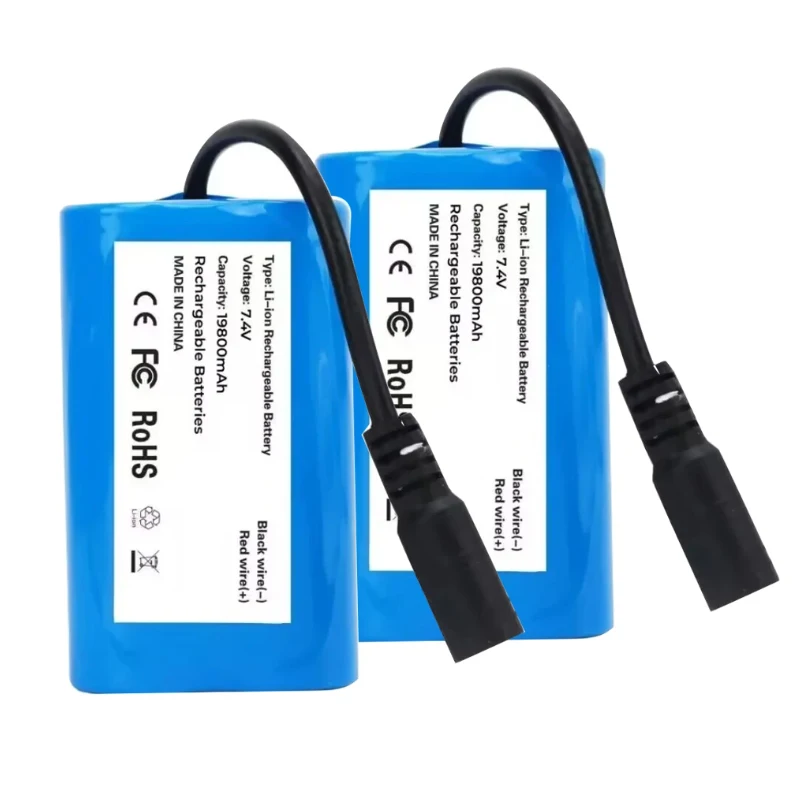 Akumulator 7,4 V 19800 mAh do T188 T888 2011-5 V007 C18 H18 So on Zdalnie sterowany RC Przynęta na ryby Części do łodzi