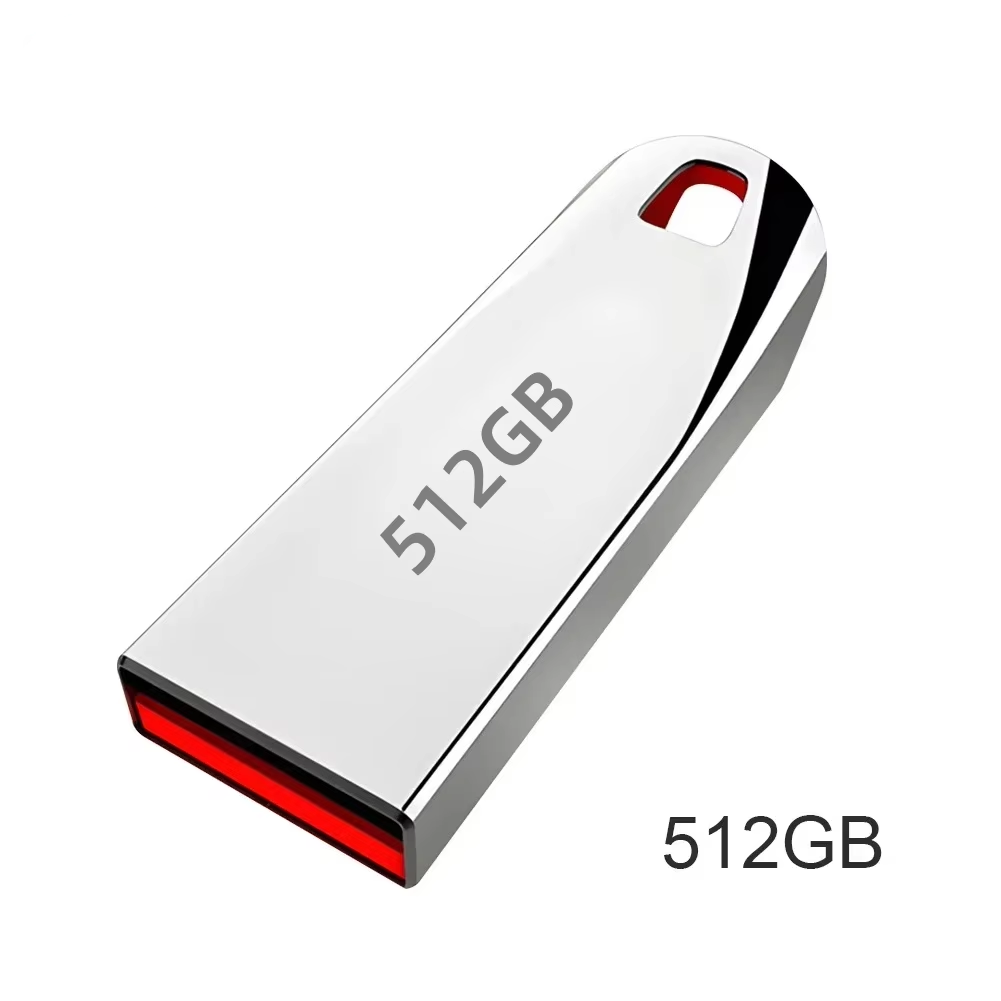 2TB USB 3.0 Flash Drives Metal High Speed Pendrive Portable Usb Drive Waterproof Memoria Usb 1TB 512GB 256GB Flash Disk: Blue