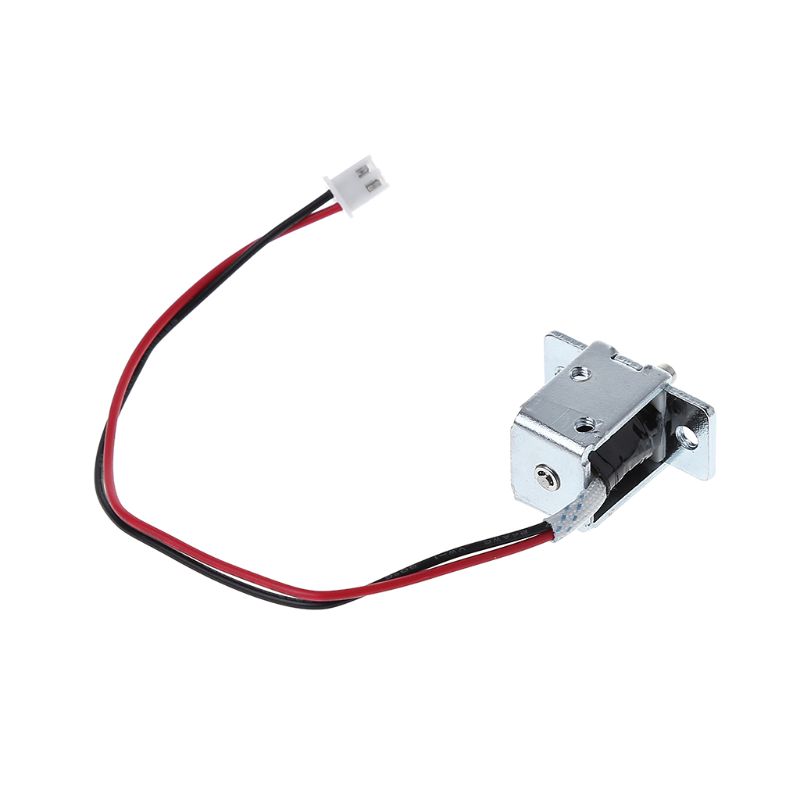 Dc 12V 0.5A Mini Elektrische Magnetische Kabinet Bolt Push-Pull Lock Release Vergadering Solenoid Toegangscontrole