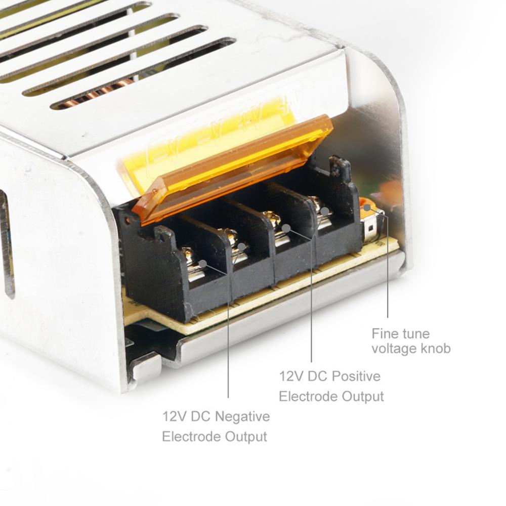 12v strømforsyning 5a/10a/12.5a/15a/16.5a/20a/30a switch led transformer  ac 110v - 220v led driver adapter belysning transformere