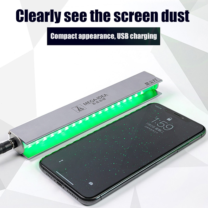 LCD Screen Dust Checking Lamp Fingerprint Scratch Detection Scanner Detection Light For Mobile Phone laptop Screen Repair Tools