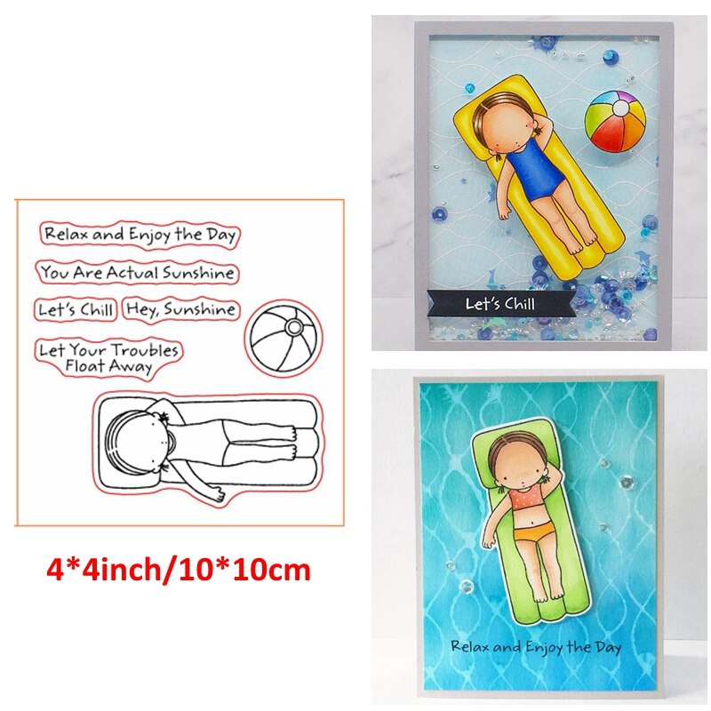 You Are My Sunshine Mixed Animals Flowers Leaves Clear Stamps DIY Scrapbooking Making Template 07: M64