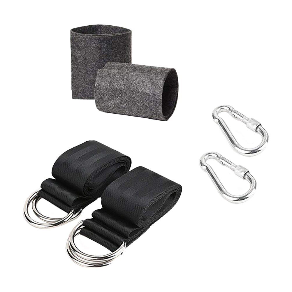 1 Set Tree Swing Hanging Kit Tree Swing Straps Hammock Straps With Loops