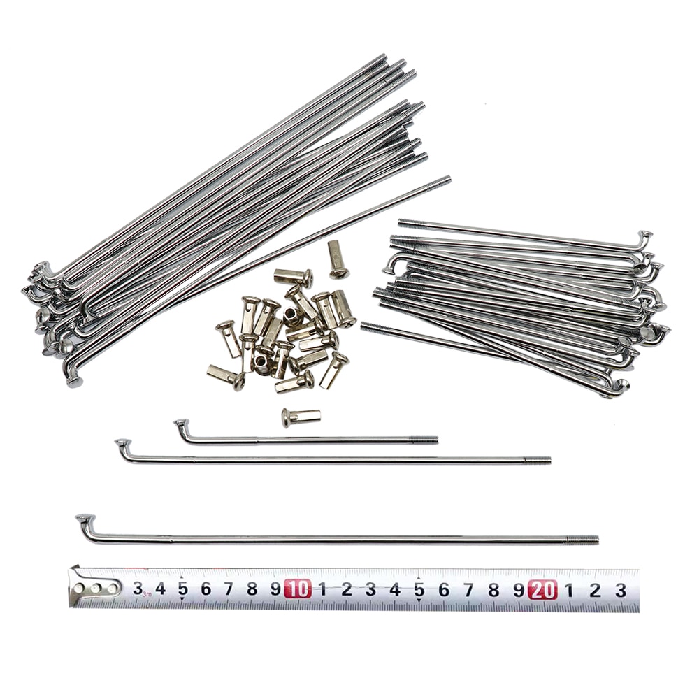 Alconstar-Motorrad Edelstahl Speichen 20Stck Kurze &Ampere; 20Stck Lange CJ-K750 Seitenwagen für BMW R51 R66 R67 r71 R72 für Ural M72