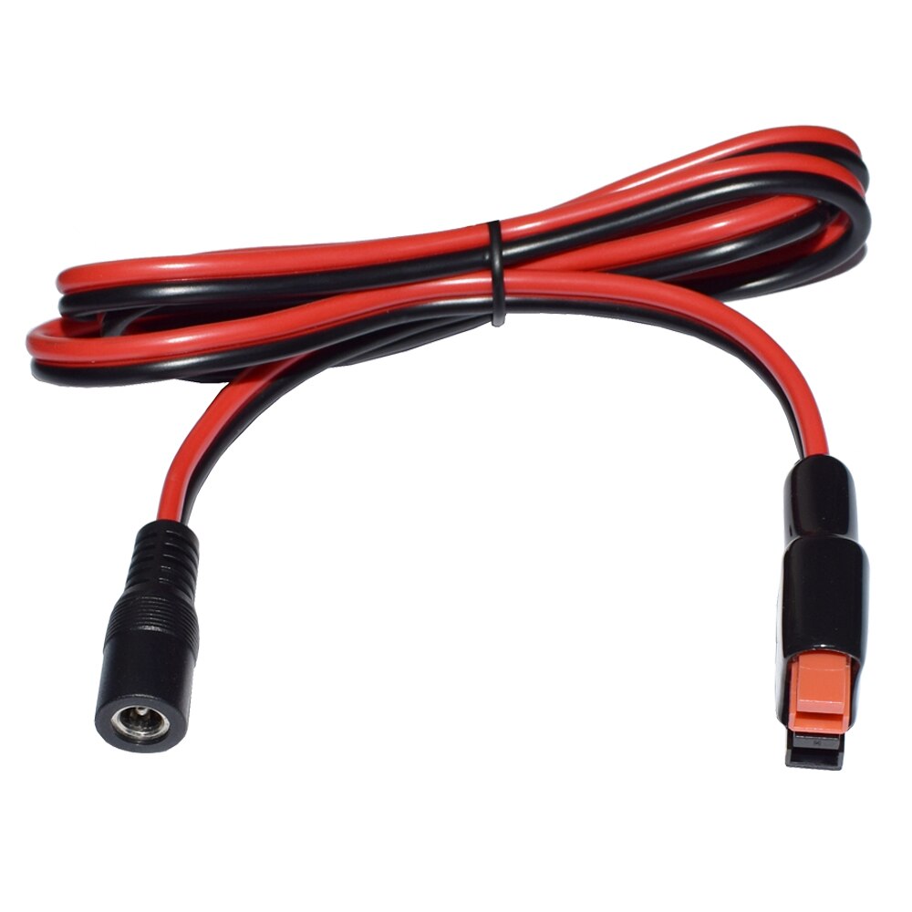 5.5mm x 2.1mm DC Female Power Plug Cable Compatible with Powerpole for Portable Generator 14 AWG Wire 3.28ft/1m (Female)