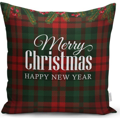 Fondo a cuadros de la tienda de velocidad, fondo decorativo impreso de Feliz Navidad, funda de cojín Rectangular, de Año