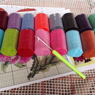 Lus Stapel Naald Voor Elektrisch Tapijt Tufting Gun Tapijt Weven Tapijt Machine Accessoires: (Color : Cut pile scissor