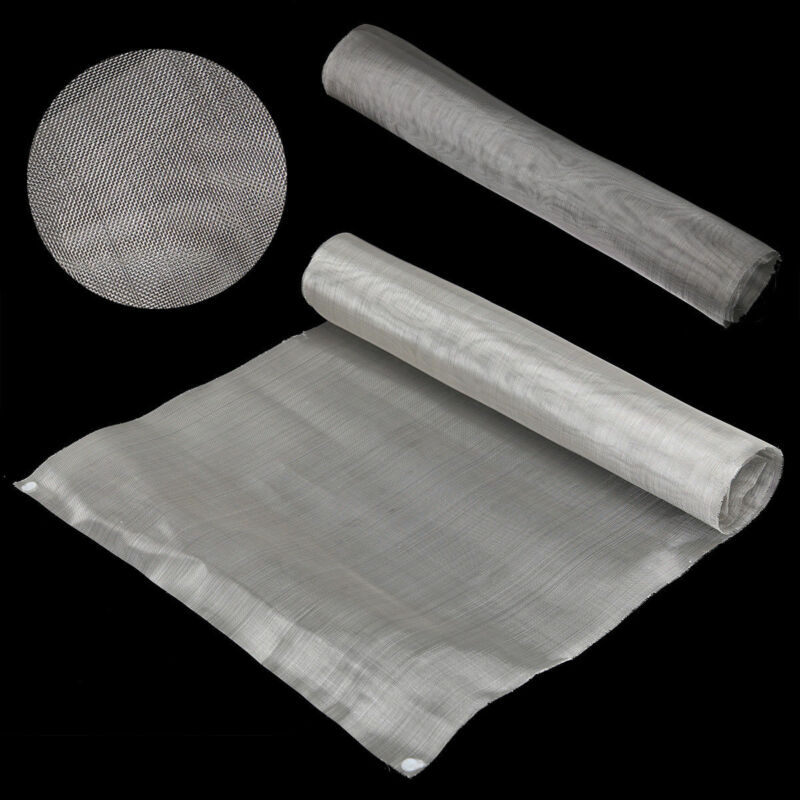 Filet filtrant en maille d&#39;acier inoxydable 304, 40x90cm, feuille de filtrage en fil tissé