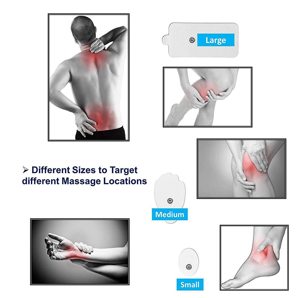 16 modus Dual Ausgang Digitale Elektronische Impuls Massagegerät ems Muskel Stimulator Schmerzen Linderung Maschine elektro Therapie Körper Massage