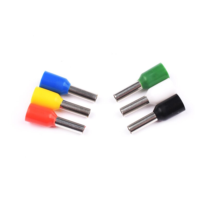 100 Stks/partij VE0508 Draad Verbinden Geïsoleerde Connector Terminal Crimp Terminator Koudgeperste Geïsoleerde Termina