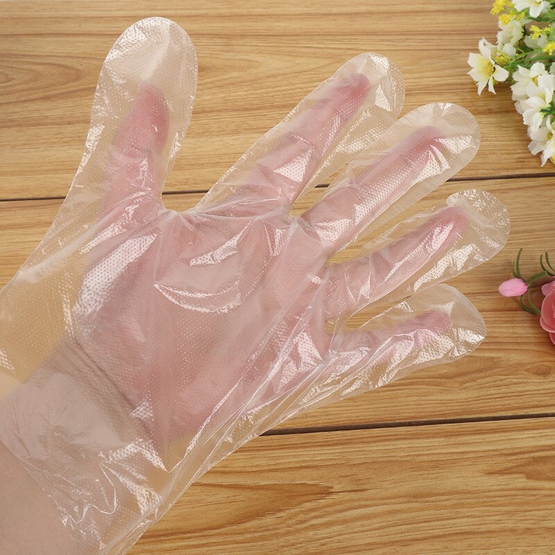 50/100 Pcs Draagbare Transparante Veilig Huidvriendelijke Duurzaam Food Grade Wegwerp Handschoenen Thuis Keuken Restaurant Bakken Tools