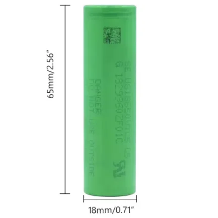 100% original rechargeable power battery 18650 3.7V VTC5 2500mAh suitable for replacing flashlights and toy cars