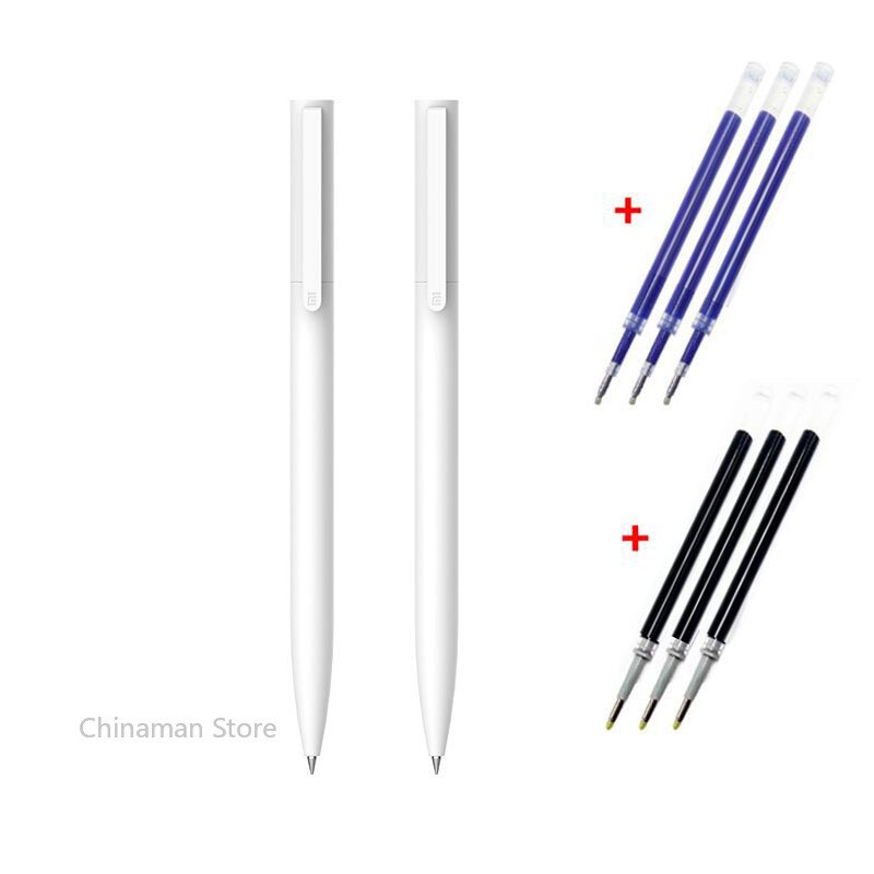 Xiaomi Gel Ink pen Writing Smooth Light Mijia Press the core Replacement Refill Blue Red Black 0.5mm BUSINESS Roller Ball PEN