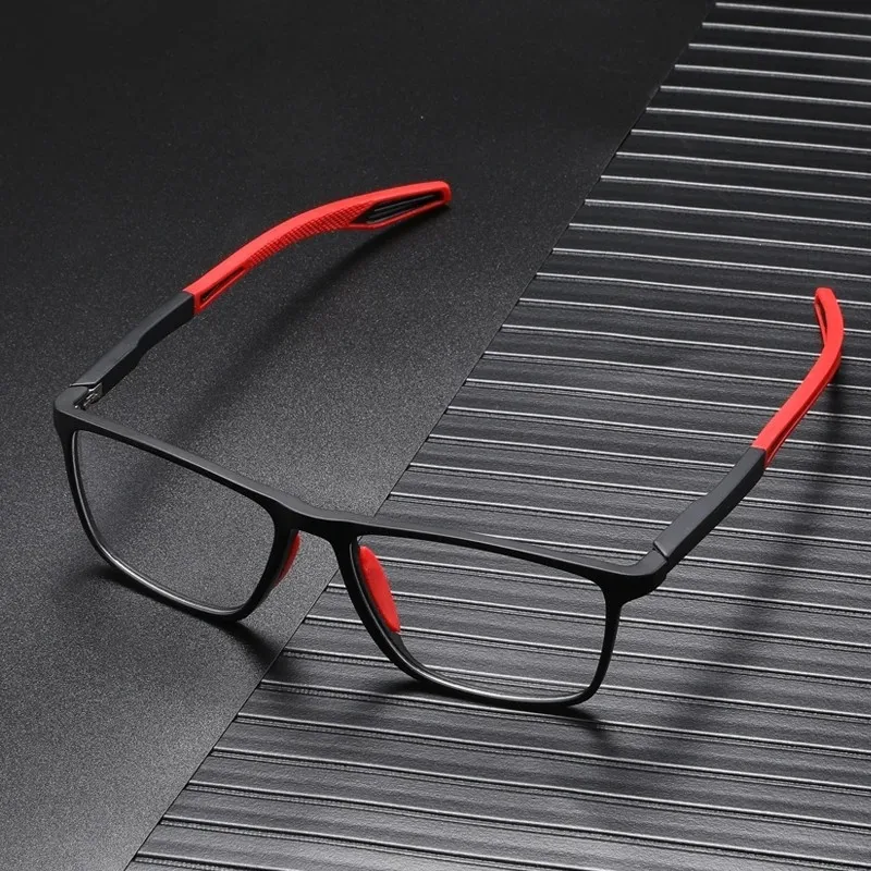 Gafas de lectura TR90 Vintage con bloqueo de luz azul, gafas para hipermetropía para hombres y mujeres, lentes HD ultraligeras, gafas de visión de lejos, dioptrías: Blanco / 0