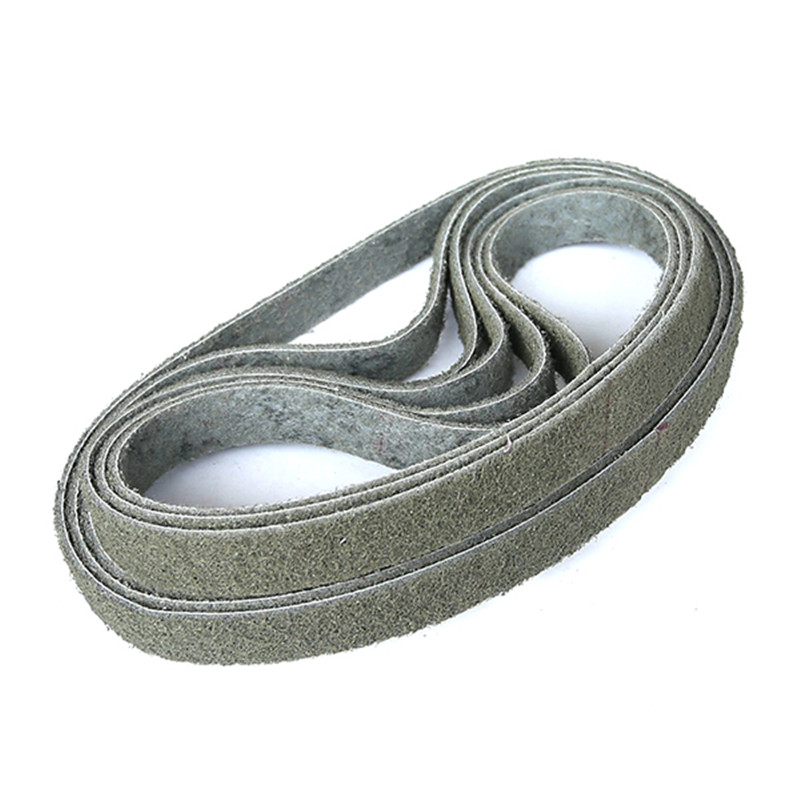 Correa de arena no tejida, cinturón abrasivo de nailon y acero inoxidable, para pulido y lijado, 1 unidad: 600-Grey / 40X760MM
