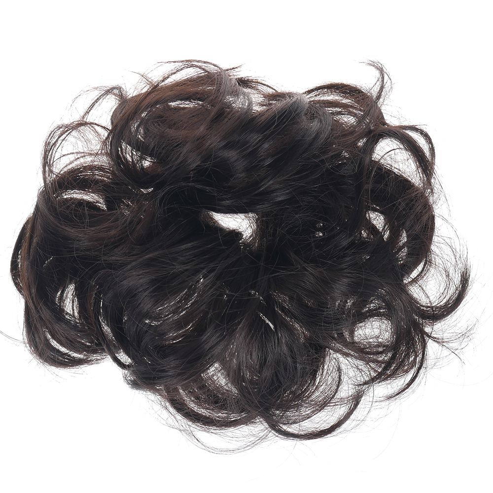 1 Pc Netwerk Populaire Diy Hair Styling Donut Natuurlijke Haar Chouchou Nep Pony Vrouwelijke Extensions Haarstukje: 2