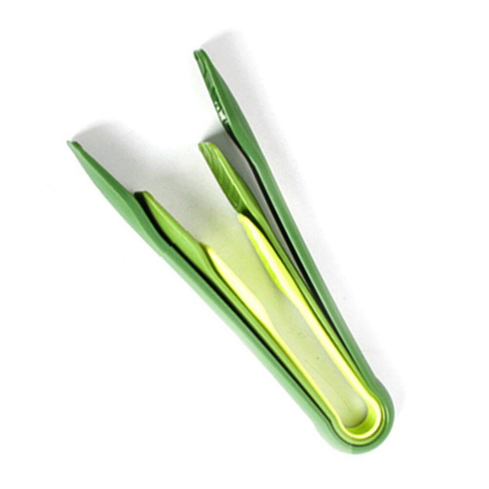 Cake Dessert Pastry Tongs Hold Food Hygiene Equipment Salad Plastic Tong Kitchen Cooking Food Serving Utensil Food Buffet Clamp: Green