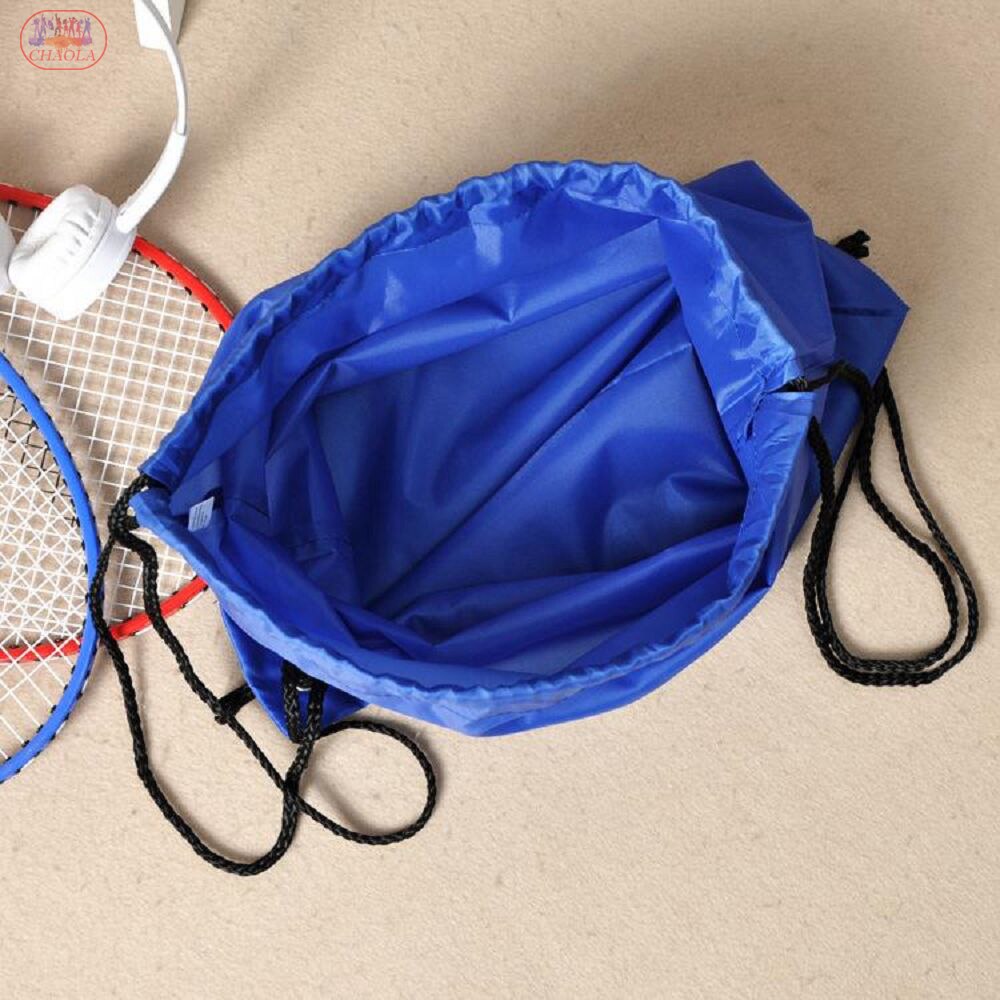 Popular Polyester Kids Drawstring Backpacks Travel Storage Shoulders Bag Beach Outdoor Sport Gym Bag Clothes Dance Shoe Bag