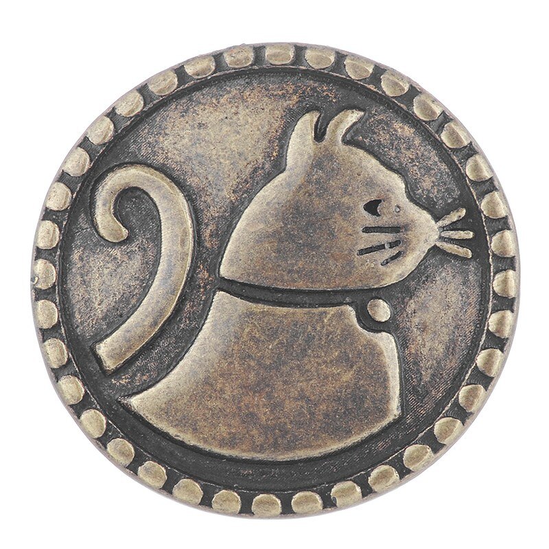 Antique Brass Snap button 18mm Snap Charms fit Ginger Snaps jewelry Vn-1988: S