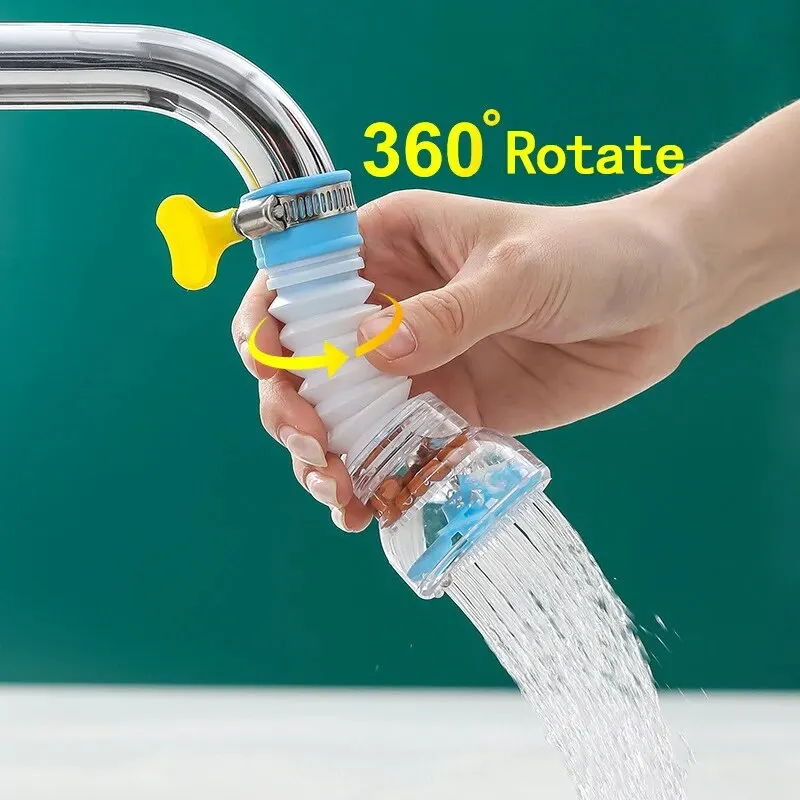 Keuken Anti-Spatten Kraan Kan Draaien Verlengen De Filter Thuis Universele Water Kraan Multifunctionele Wastafel Douchekraan