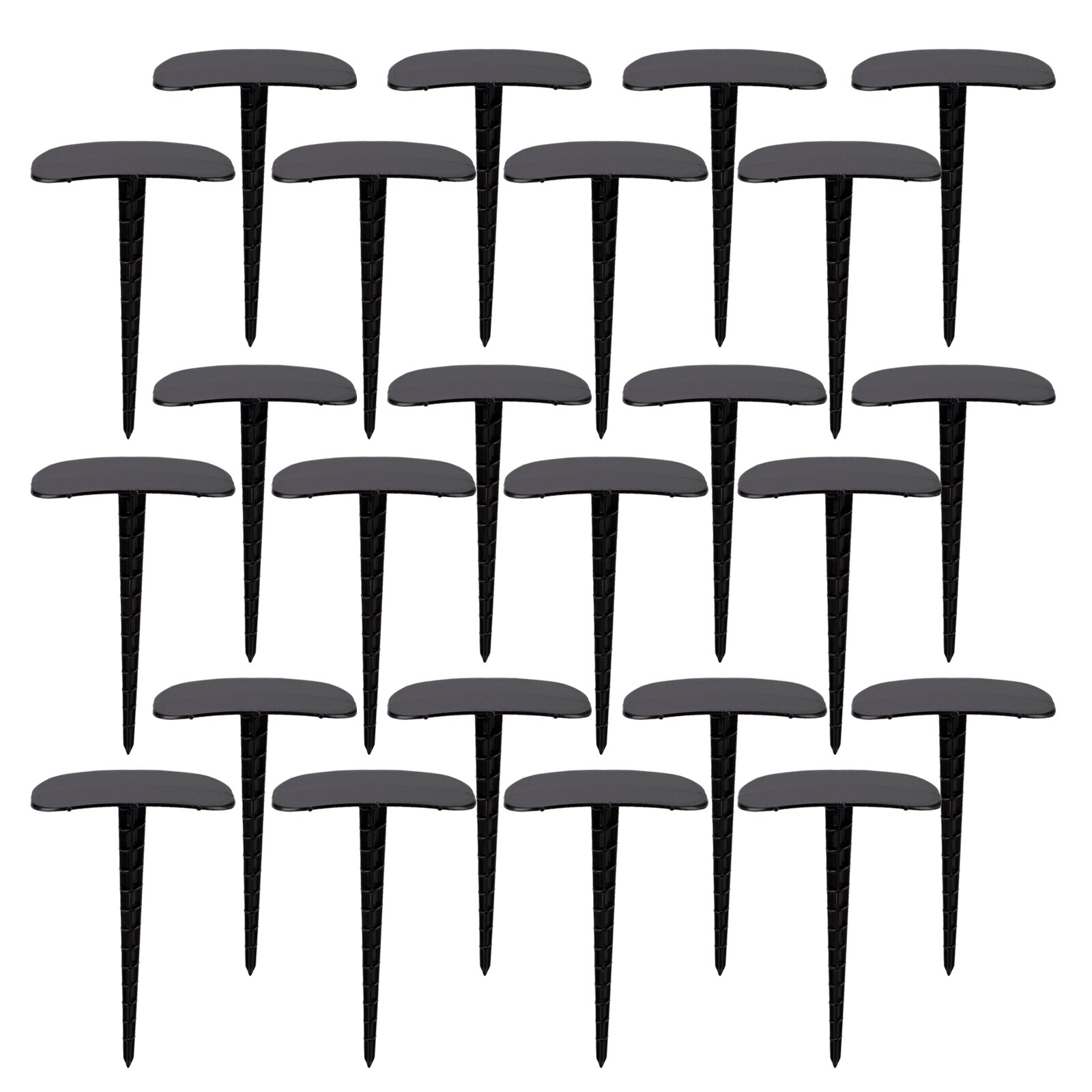 Garden Ground Nail Soil Nails 24pcs Sunshade PP Weeding Greenhouse Fly Net Fix Tools