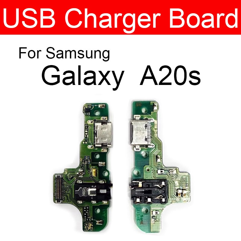Caricatore USB Jack Consiglio Per Samsung Galaxy A20s SM-A2070 SM-A207F A2070 A207F Porta di Ricarica Modulo Usb Connettore di Bordo della Porta