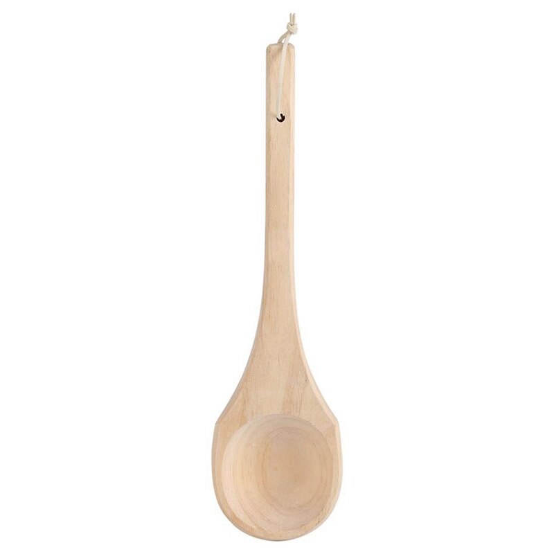 Seau en bois naturel de salle de bains + ensemble de louche pour des accessoires de salle de bains de Spa de Sauna