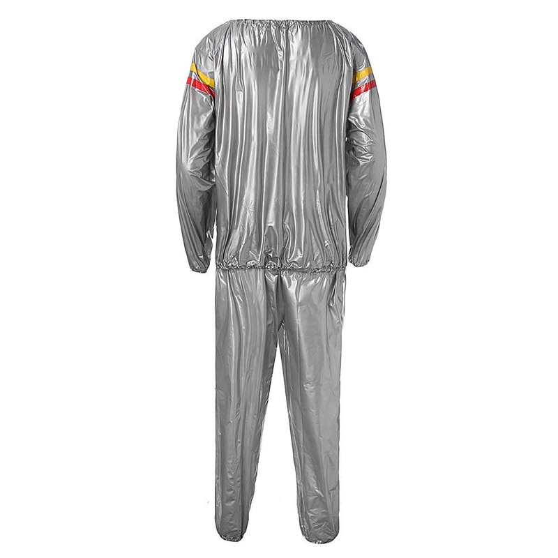 Men Women unisex Keep Slimming Weight Loss Heavy Duty Fitness Sweat Waterproof PVC Sauna Suit Clothes Exercise Gym