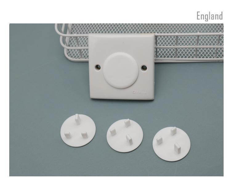 10 Stks/partij Uk Stopcontact Outlet Mains Plug Cover Baby Kind Veiligheid Protector Anti Elektrische Schokken Stekker Guard Cover Caps: 30PC