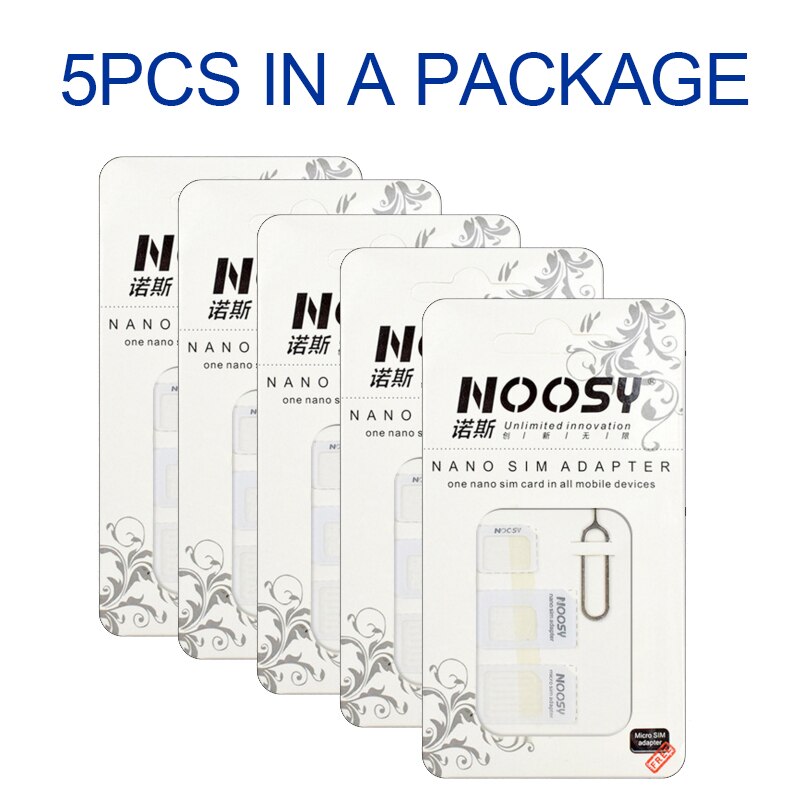 TianJie 4 en 1 NANO SIM adaptateur avec broche de carte: Default Title