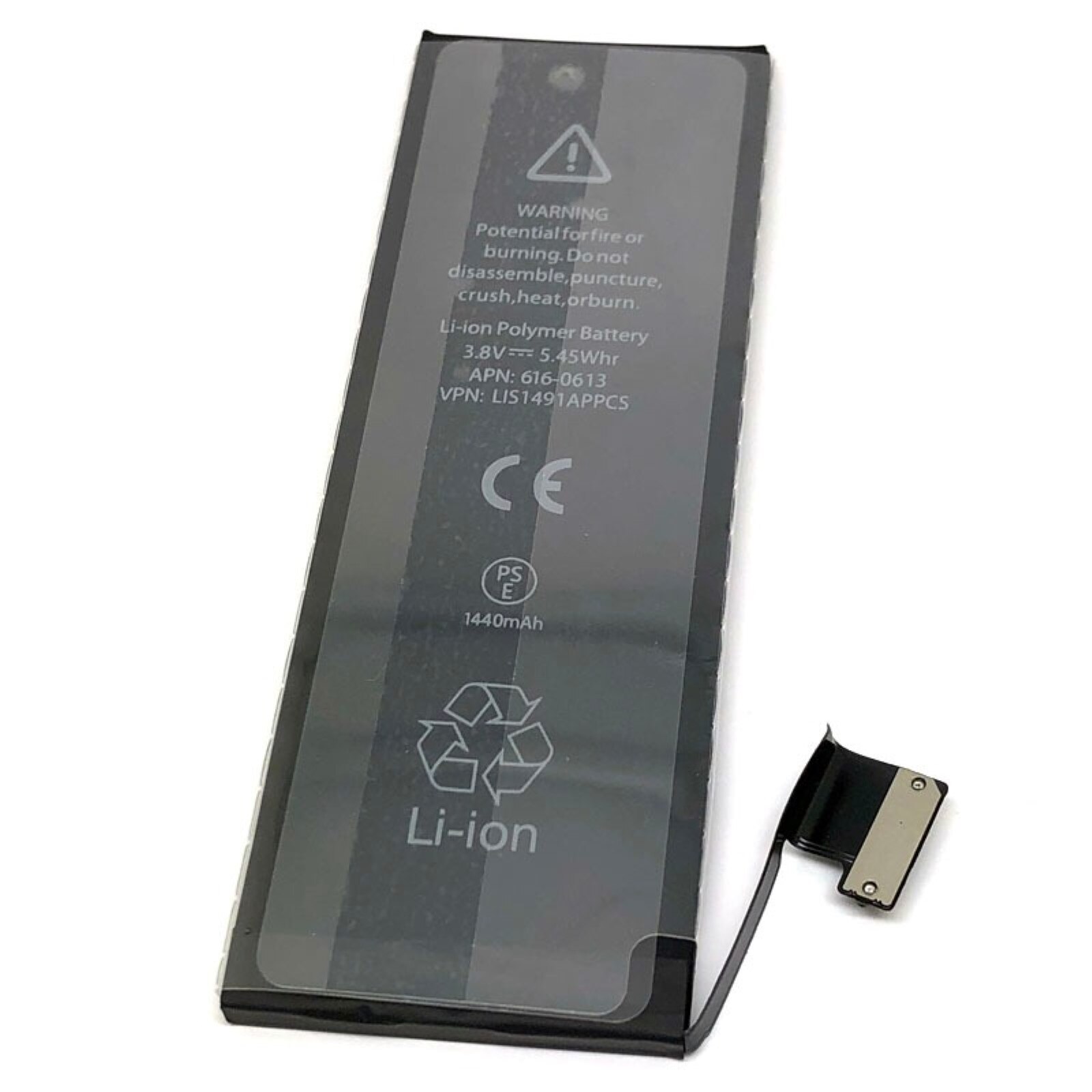 Bateria Para iPhone 5, 3.82V 1440Mah - Capacidad Original - Cero Ciclos