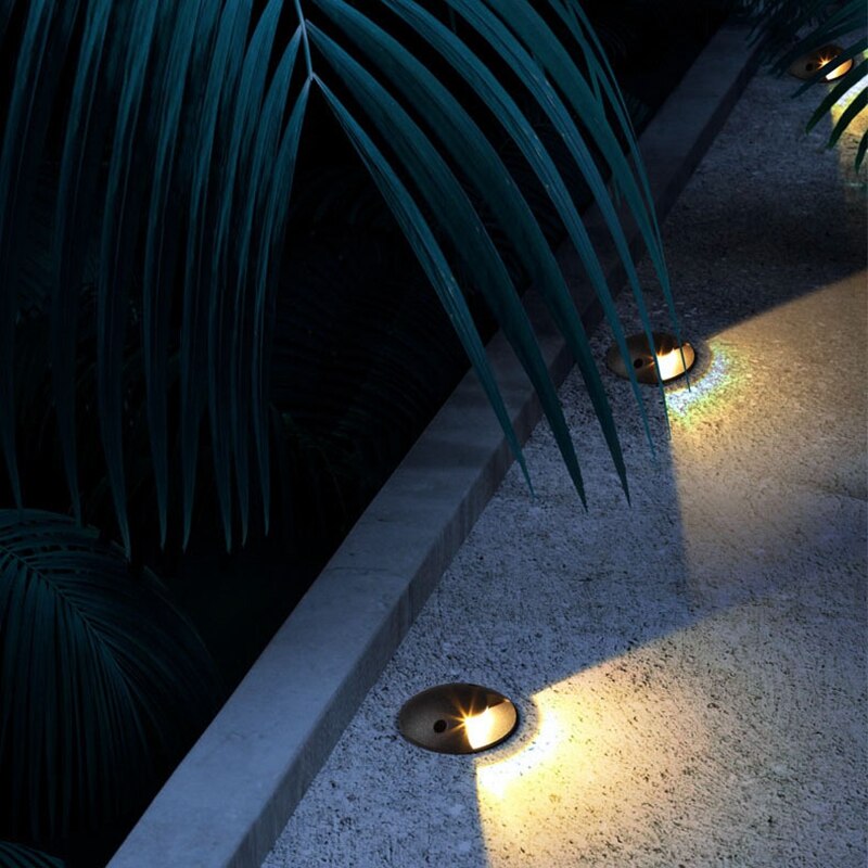 Lukloy led forsænket gulvlampe udendørs vandtæt underjordisk lys spotlight græsplæne have villa have udendørs jordlys
